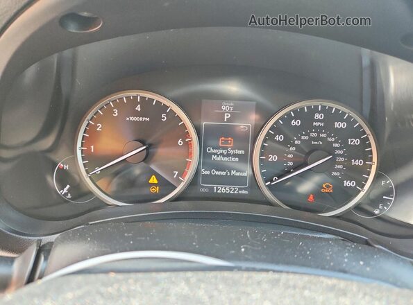 JTJBARBZ9H2113092 2017 LEXUS NX Белый Вид щитка приборов