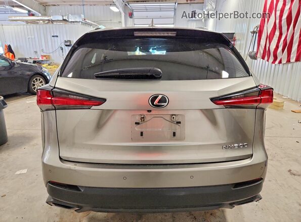 JTJBARBZ9J2158765 2018 LEXUS NX Серебряный Вид сзади