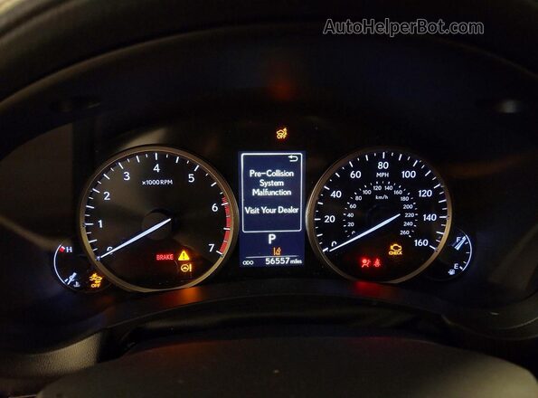 JTJBARBZ9J2158765 2018 LEXUS NX Серебряный Вид щитка приборов