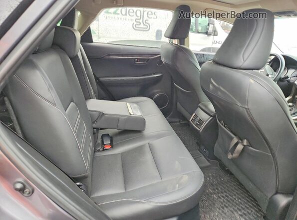 JTJBARBZ9J2177378 2018 LEXUS NX Charcoal უკანა სავარძლების ხედი
