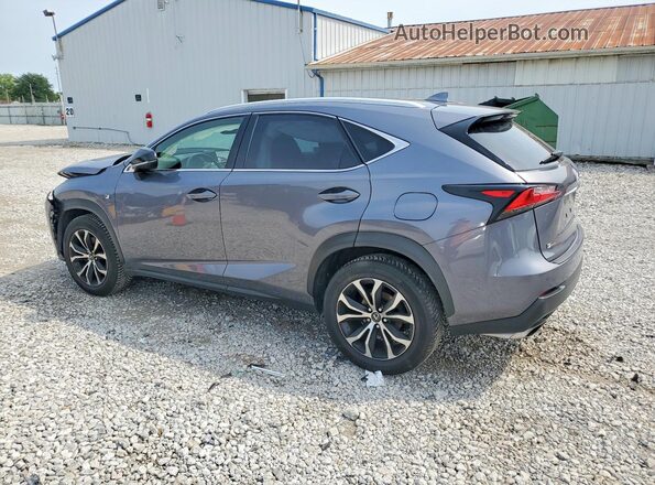 JTJBARBZXG2052639 2016 LEXUS NX Gray Trasero izquierdo
