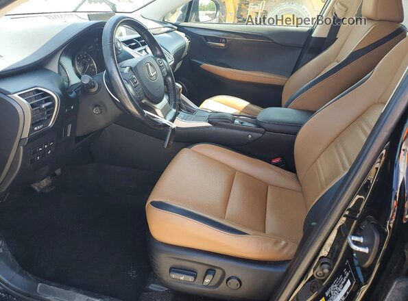 JTJBARBZXG2084748 2016 LEXUS NX Black Widok wnętrza z przodu