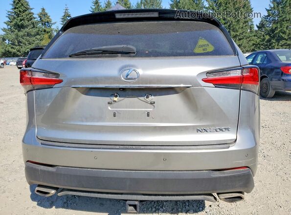 JTJBARBZXH2115076 2017 LEXUS NX Серебряный Вид сзади