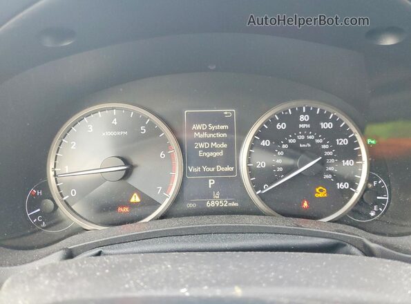 JTJBARBZXJ2178913 2018 LEXUS NX Gray Instrument cluster view