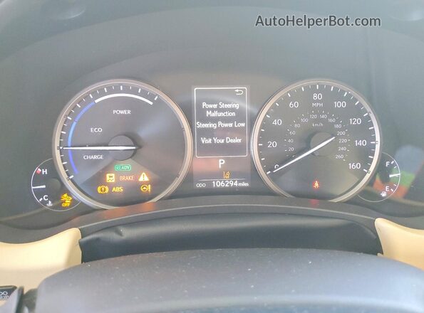 JTJBJRBZ0K2109391 2019 LEXUS NX Белый Вид щитка приборов