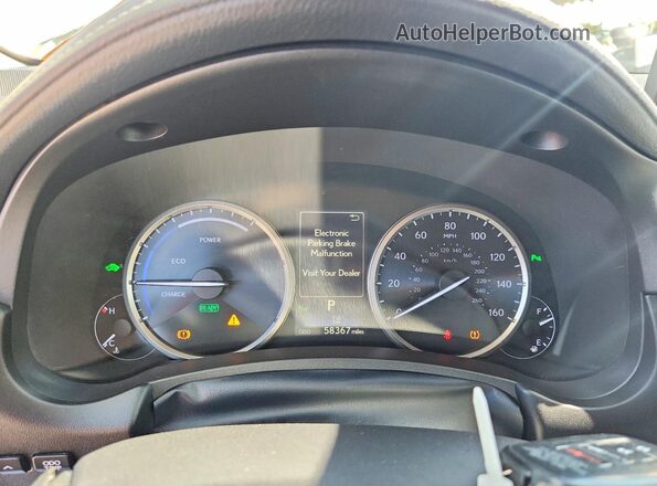 JTJBJRBZ2J2087229 2018 LEXUS NX White Սարքավորումների վահանակի տեսք