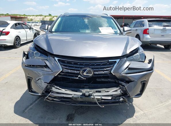 JTJBJRBZ2J2088140 2018 LEXUS NX 300H Gray Vista frontal