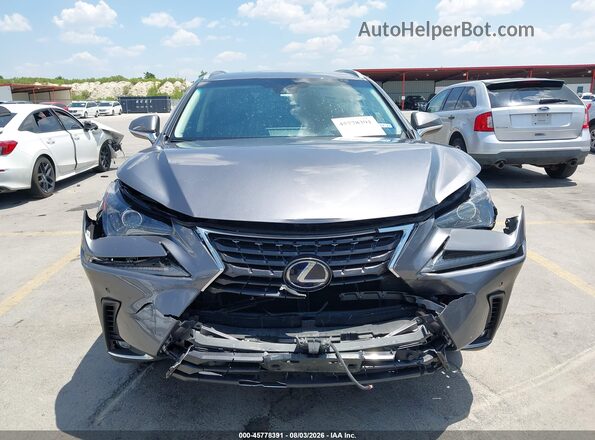 JTJBJRBZ2J2088140 2018 LEXUS NX 300H Gray Vista del cuadro de instrumentos