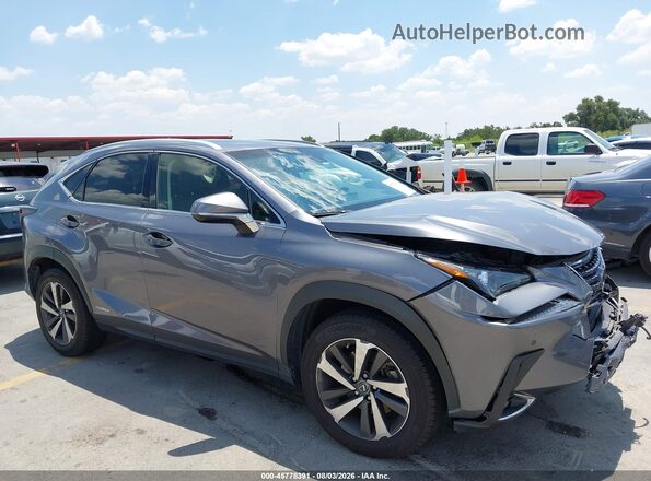 JTJBJRBZ2J2088140 2018 LEXUS NX 300H Gray 