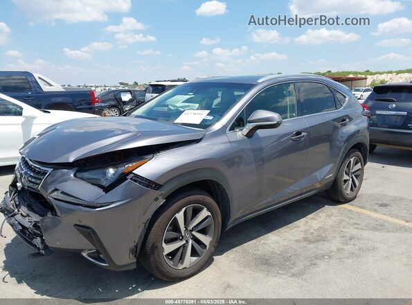 JTJBJRBZ2J2088140 2018 LEXUS NX 300H Gray 