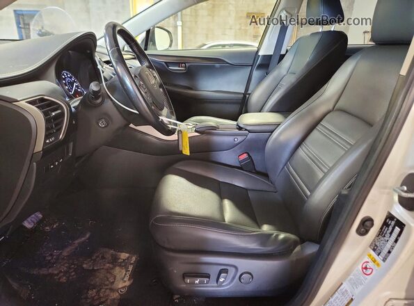 JTJBJRBZ4G2042768 2016 LEXUS NX Белый Вид салона спереди
