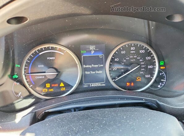 JTJBJRBZ6G2031058 2016 LEXUS NX Белый Вид щитка приборов