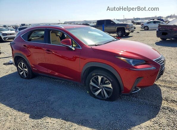 JTJBJRBZ7J2092328 2018 LEXUS NX Бордовый Передняя правая четверть