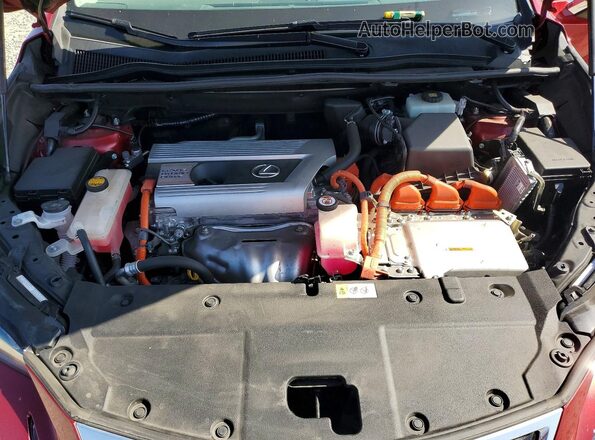JTJBJRBZ7J2092328 2018 LEXUS NX Бордовый Вид подкапотного пространства