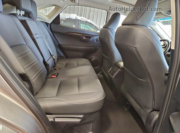JTJBJRBZ7K2122249 2019 LEXUS NX Silver უკანა სალონის ხედი