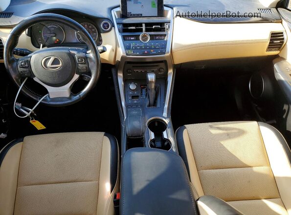 JTJBJRBZ9G2032009 2016 LEXUS NX Black წინა პანელის ხედი