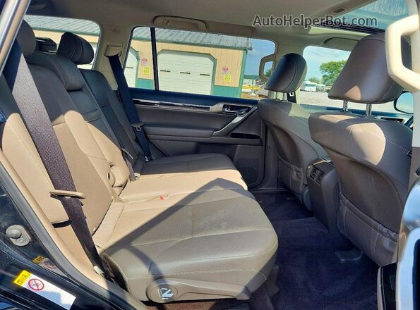 JTJBM7FX2J5191576 2018 LEXUS GX Black Vista de los asientos traseros