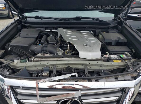 JTJBM7FX3K5218222 2019 LEXUS GX Black ძრავის განყოფილების ხედი