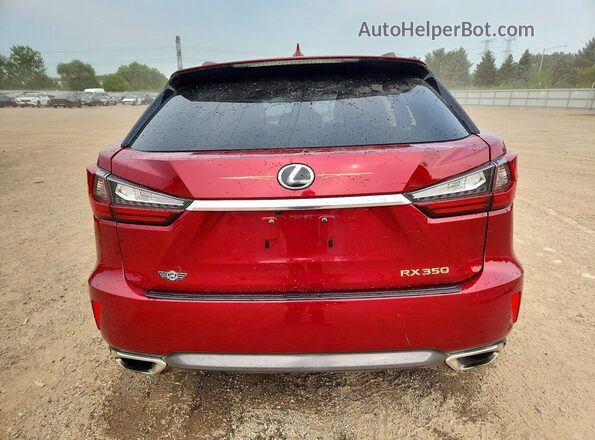 JTJBZMCA3H2017706 2017 LEXUS RX Burgundy უკანა ხედი