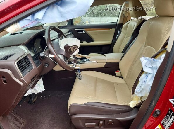 JTJBZMCA3H2017706 2017 LEXUS RX Burgundy წინა სალონის ხედი