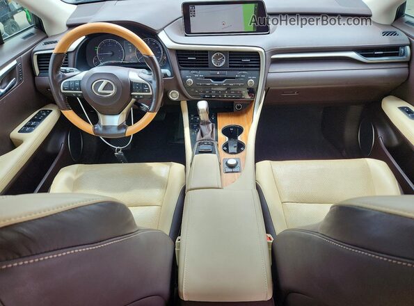 JTJBZMCA5G2012330 2016 LEXUS RX Золотой Вид панели приборов