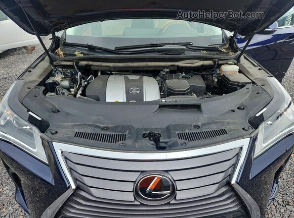 JTJBZMCA7J2034384 2018 LEXUS RX Blue Vista del compartimento del motor