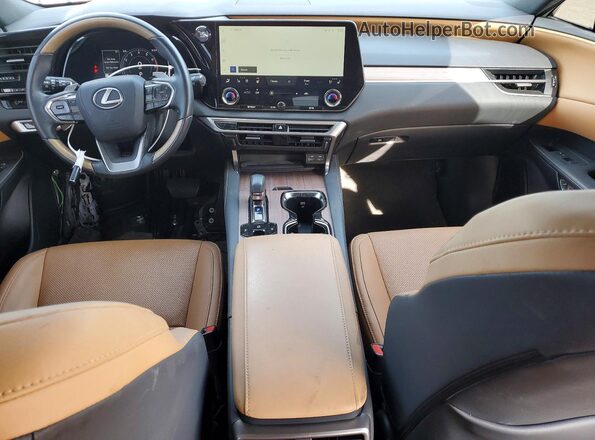 JTJCHMAA2P2002624 2023 LEXUS RX Black Dashboard view