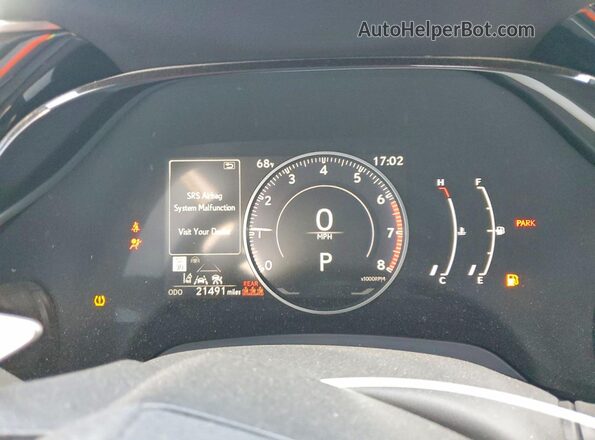 JTJCHMAA2P2002624 2023 LEXUS RX Black Instrument cluster view