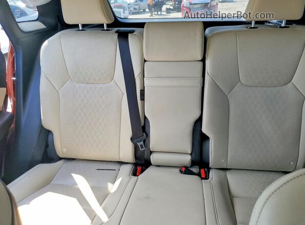 JTJCHMAA2P2005619 2023 LEXUS RX Tan Rear seats view
