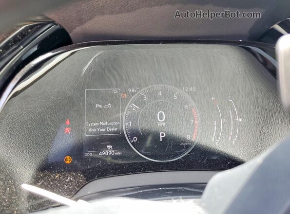 JTJCHMAA3R2014879 2024 LEXUS RX Black Instrument cluster view