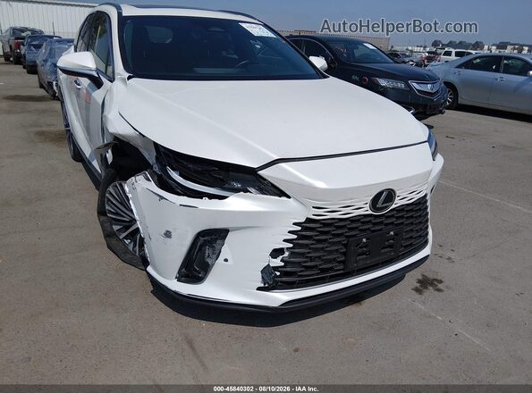 JTJCHMAA8P2004586 2023 LEXUS RX 350 White Front view