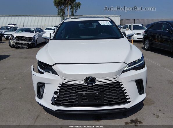 JTJCHMAA8P2004586 2023 LEXUS RX 350 White 360 interior view