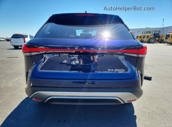 JTJCJMGA6S2028308 2025 LEXUS RX Синий Вид сзади