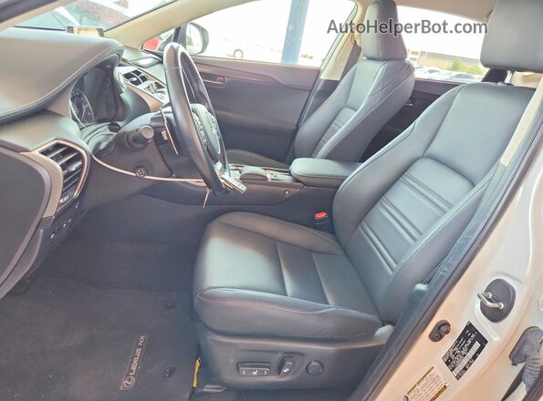 JTJDARBZ2M5022330 2021 LEXUS NX White Widok wnętrza z przodu