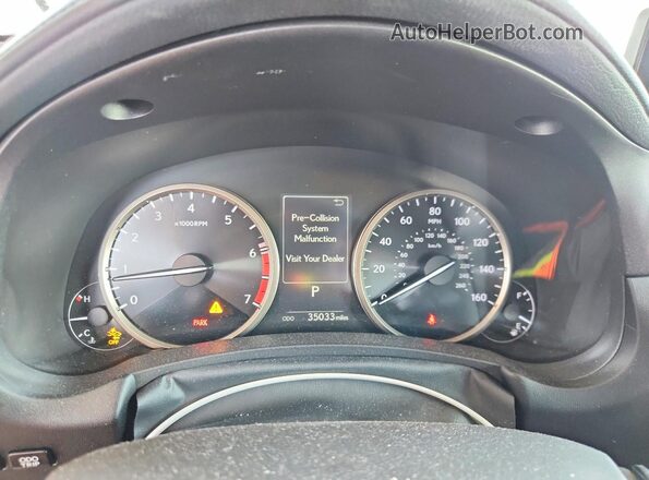 JTJDARBZ2M5022330 2021 LEXUS NX White Widok zestawu wskaźników