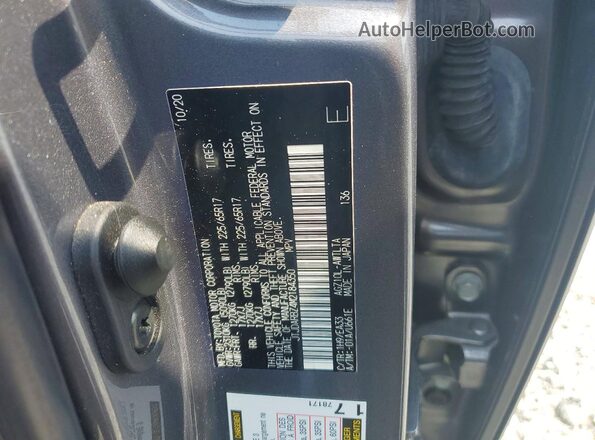 JTJDARBZ4M2184350 2021 LEXUS NX Charcoal Vista del compartimento del motor