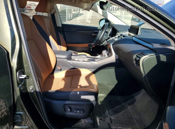 JTJDARBZ6M2191137 2021 LEXUS NX Green Вид салону спереду