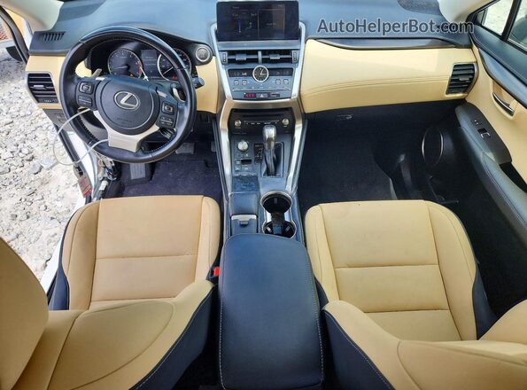 JTJDARBZ6M5021732 2021 LEXUS NX White Առջևի վահանակի տեսք