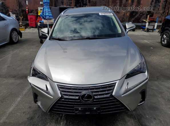 JTJDARBZ8M2194329 2021 LEXUS NX Silver წინა ხედი