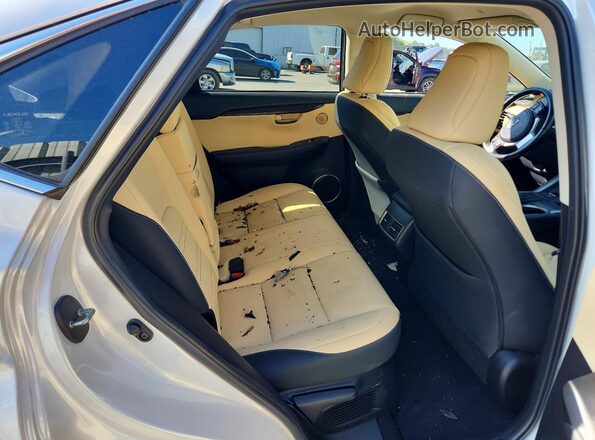 JTJDARBZ9M5025466 2021 LEXUS NX White Vista de los asientos traseros