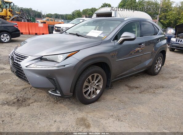 JTJDARDZ1L2222595 2020 LEXUS NX Gray Front left