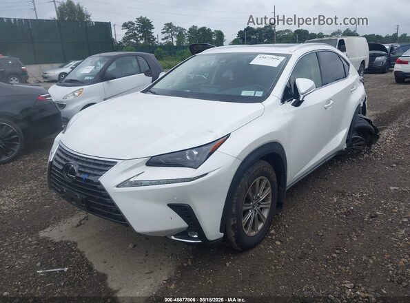 JTJDARDZ5M2257500 2021 LEXUS NX 300 White წინა მარცხენა ხედი სამი მეოთხედიდან