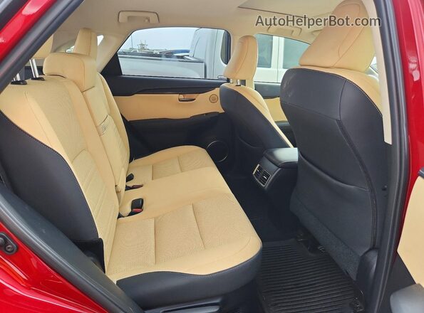 JTJDARDZ7L5018785 2020 LEXUS NX Red Widok tylnych siedzeń