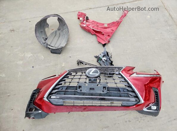 JTJDARDZ7L5018785 2020 LEXUS NX Red Widok komory silnika