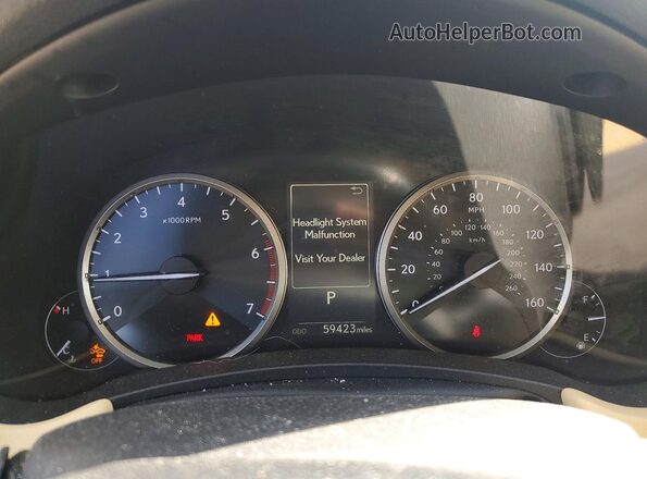 JTJDARDZ8L5005821 2024 LEXUS NX White Widok zestawu wskaźników