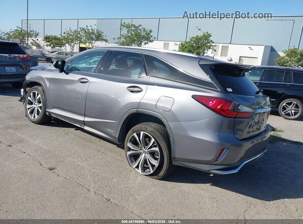 JTJDGKCA9K2006512 2019 LEXUS RX 450HL Gray Rear left