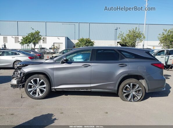 JTJDGKCA9K2006512 2019 LEXUS RX 450HL Gray Rear interior view
