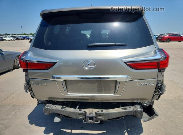 JTJDY7AX3L4333074 2020 LEXUS LX Silver Vista trasera