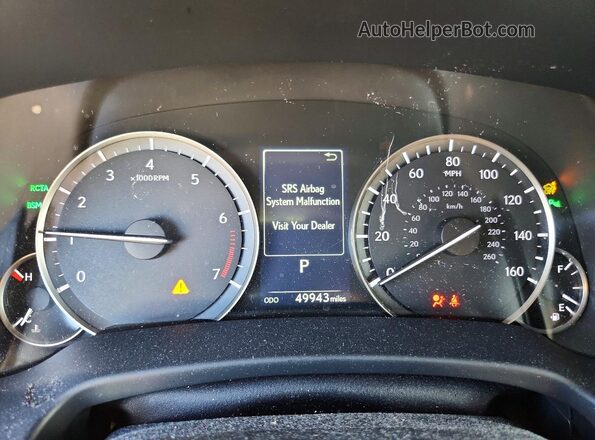 JTJDZKCA6K2015372 2019 LEXUS RX Blue Սարքավորումների վահանակի տեսք