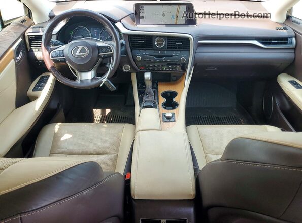 JTJDZKCAXJ2006740 2018 LEXUS RX Beige Widok deski rozdzielczej